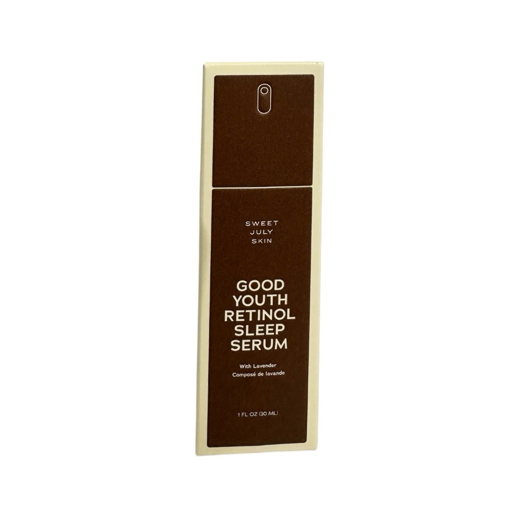 NIB Sweet July Skin Good Youth Retinol Sleep Serum 1 fl oz Quiet Luxury Clean